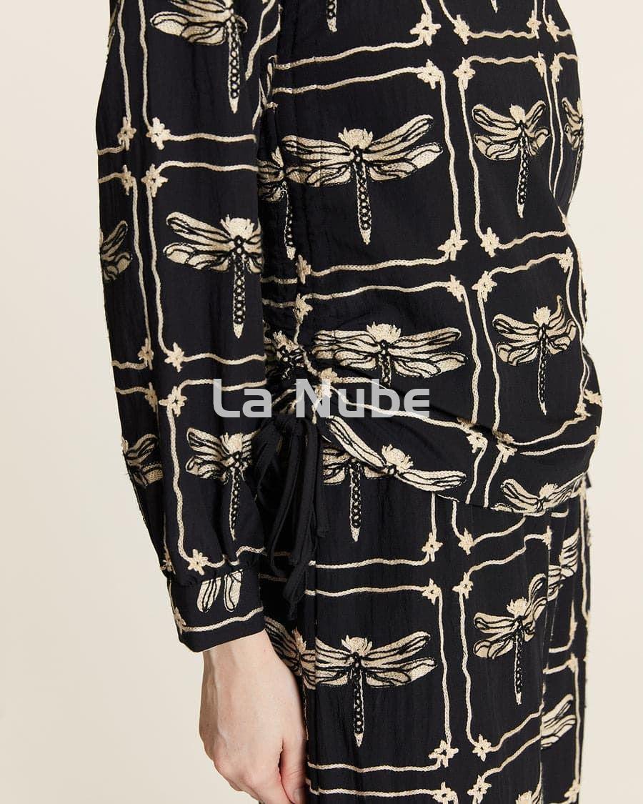 Blusa bordado libélulas - Imagen 3