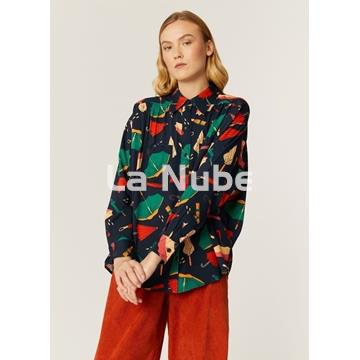 Camisa oversize umbrellas - Imagen 1