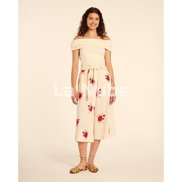 Culote con bordado de cangrejos crema - Imagen 1