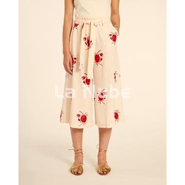 Culote con bordado de cangrejos crema - Imagen 2