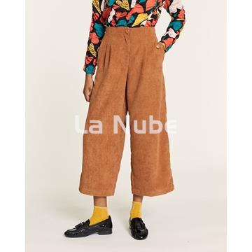 Culote de pana con pinzas toffe - Imagen 1