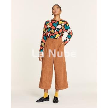 Culote de pana con pinzas toffe - Imagen 2