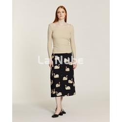 Falda bordado cisnes - Imagen 2