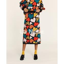 Falda punto corazones - Imagen 2