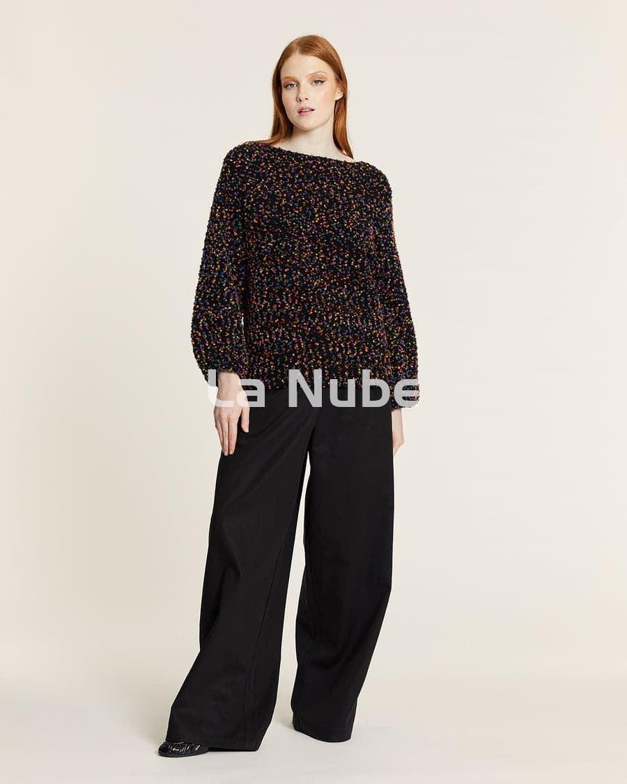 Jersey mini pompones negro - Imagen 5