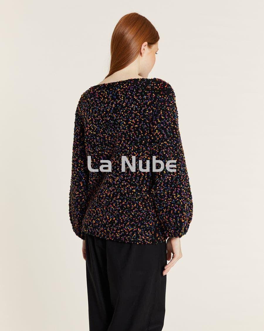 Jersey mini pompones negro - Imagen 8