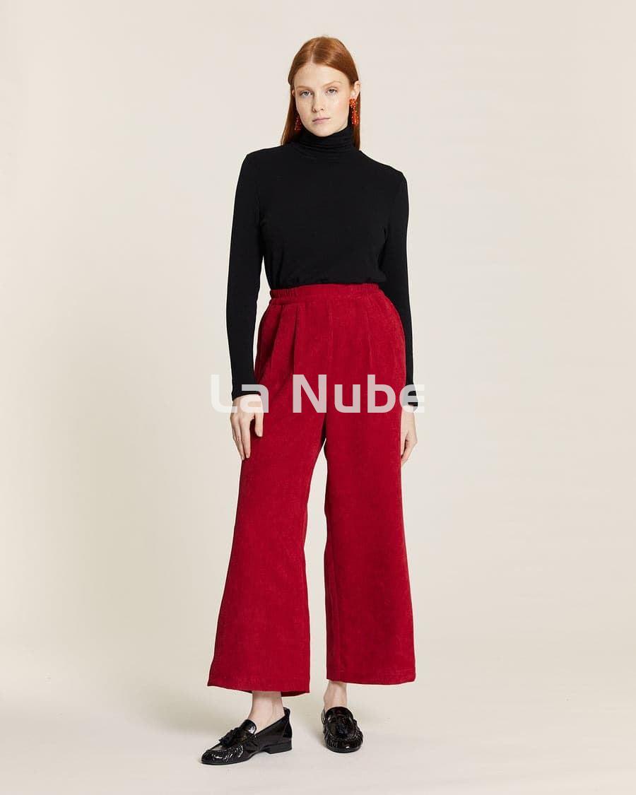Pantalón de pana sin cierre rojo - Imagen 1