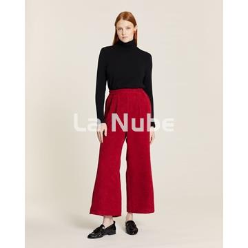 Pantalón de pana sin cierre rojo - Imagen 1