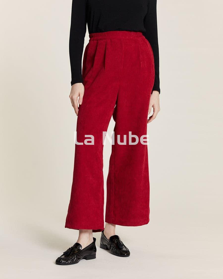 Pantalón de pana sin cierre rojo - Imagen 2