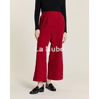 Pantalón de pana sin cierre rojo - Imagen 2