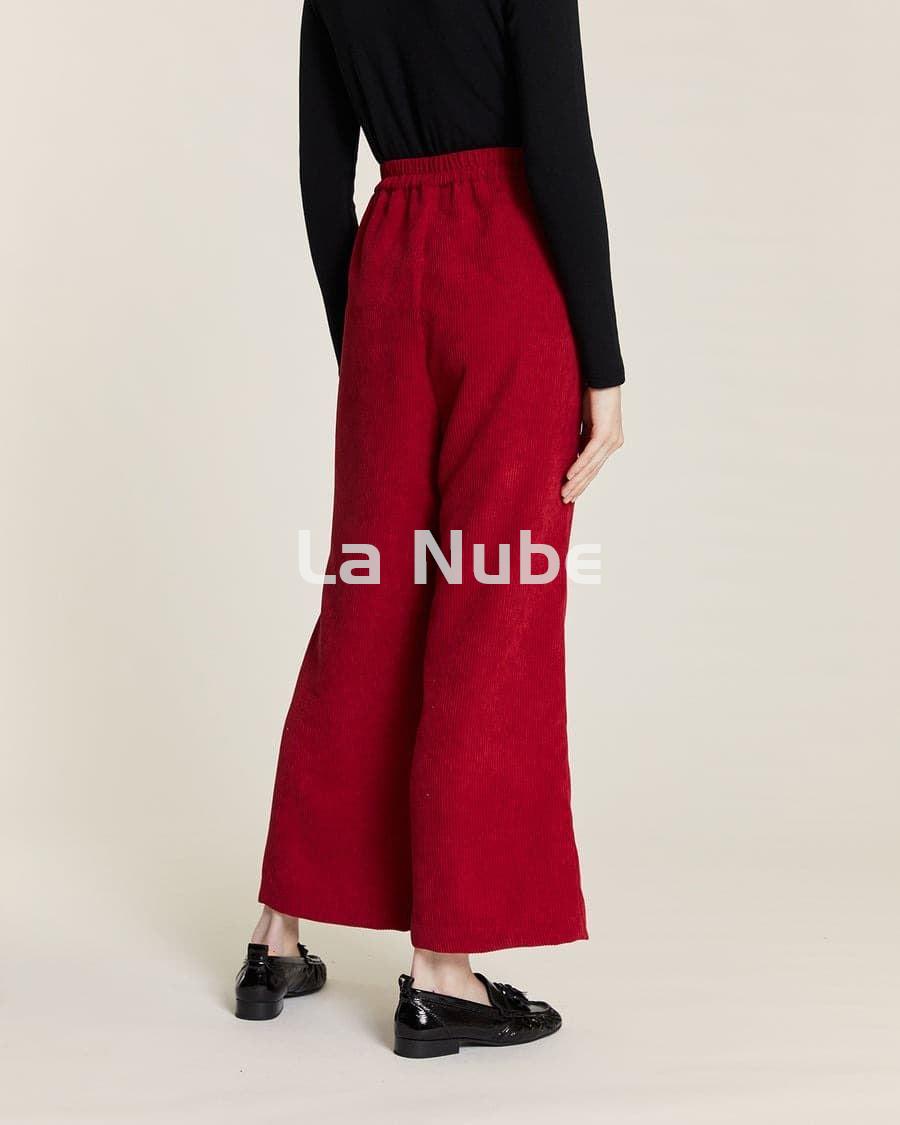 Pantalón de pana sin cierre rojo - Imagen 4