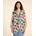 Parka con capucha flores - Imagen 1