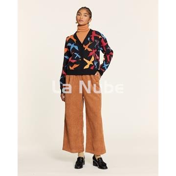 Rebeca abotonada pájaros - Imagen 1