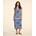 Vestido abotonado con bordados de cangrejo azul - Imagen 2