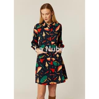 Vestido camisero corto Umbrellas - Imagen 1