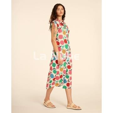 Vestido camisero flores - Imagen 2