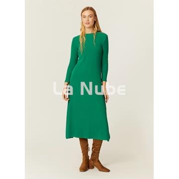 Vestido canalé - Imagen 1