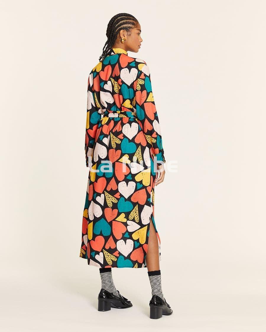 Vestido corazones camisero - Imagen 4