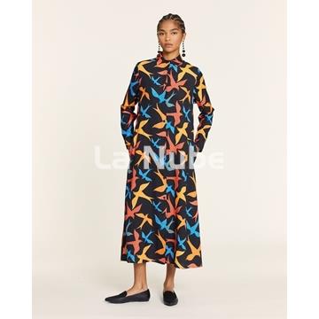 Vestido pájaros camisero - Imagen 1